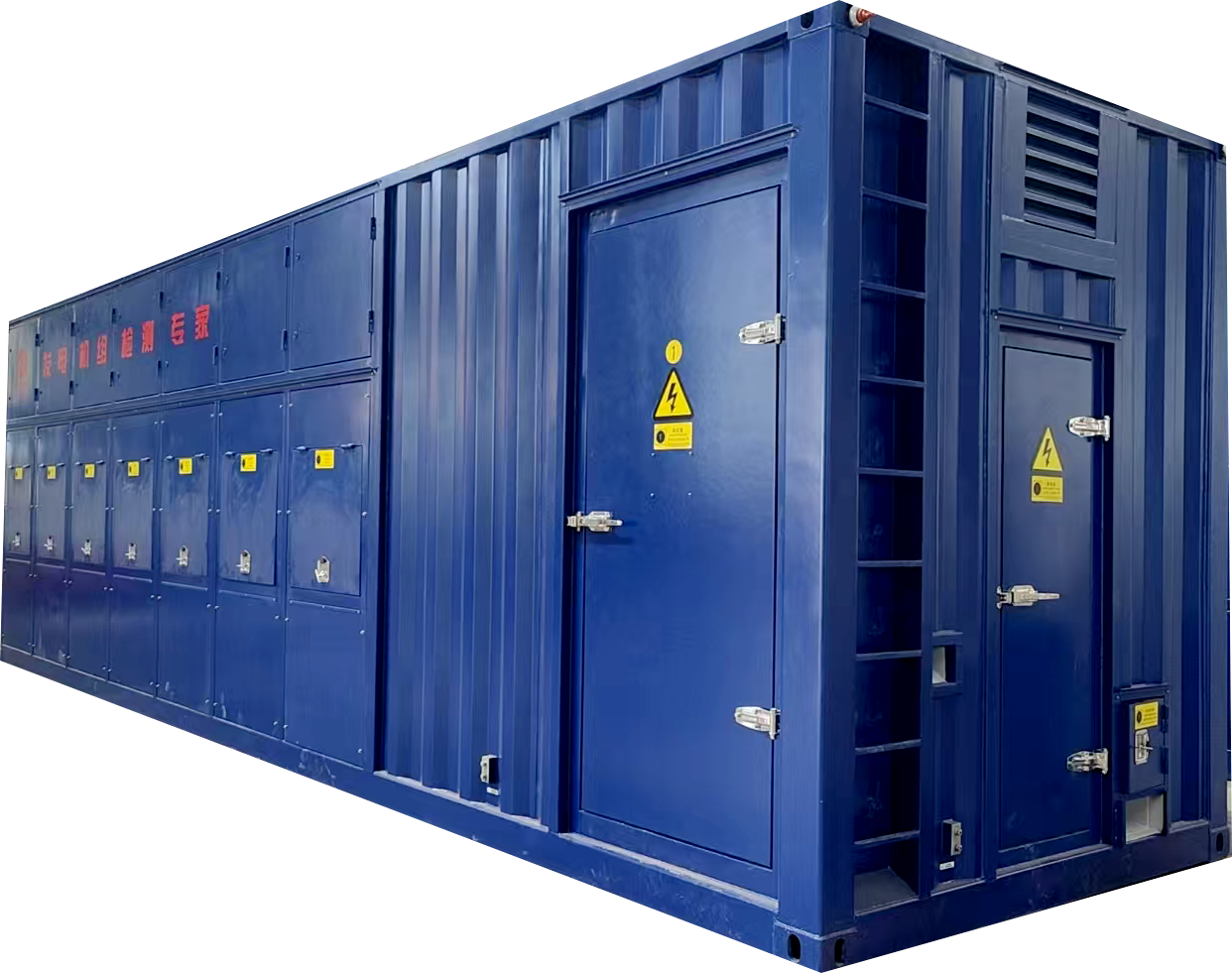 凱翔科技為國內知名造船廠定制AC6600V-5625kVA-RL發電機組智能測試系統